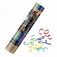 Пневмохлопушка СМ005 Holiday Streamers 30см, наполнение: разноцветный серпантин фольга от Maxsem