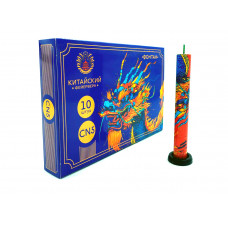 Уличный фонтан CN5 высотой до 1 метра на 25 секунд (цветные искры, треск) ChinaFirework - СН5