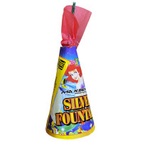 Уличный конусный фонтан GW0819-10 - SILVER FOUNTAIN (маленький) - время работы 16 сек. - высота работы 2 метра - в упаковке 10 уличных фонтанов!